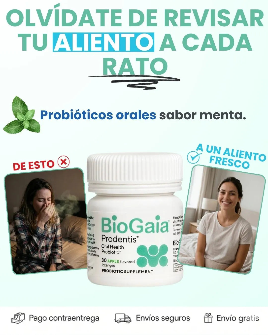 BioGaia™. Tratamiento con probióticos orales.