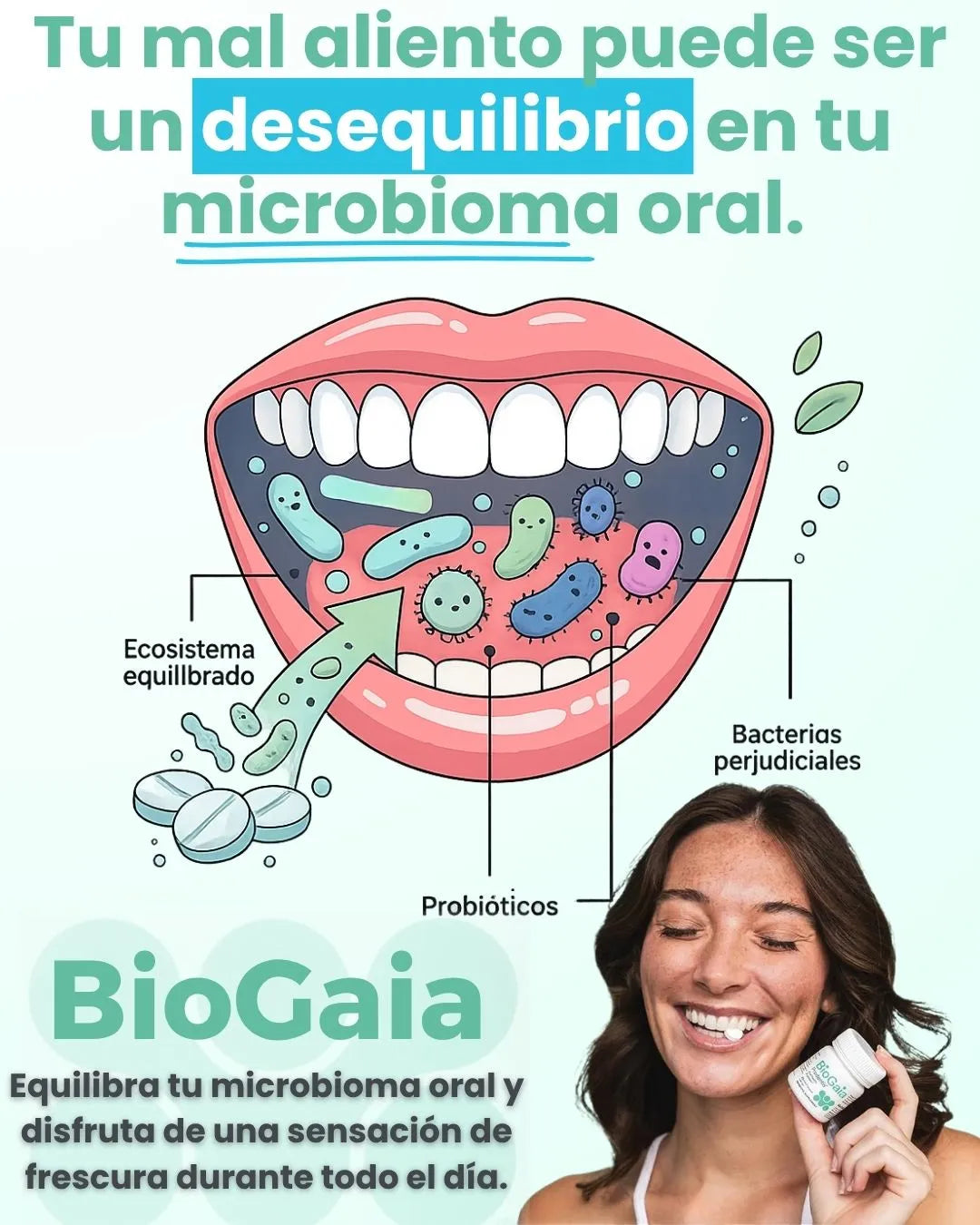 BioGaia™. Tratamiento con probióticos orales.