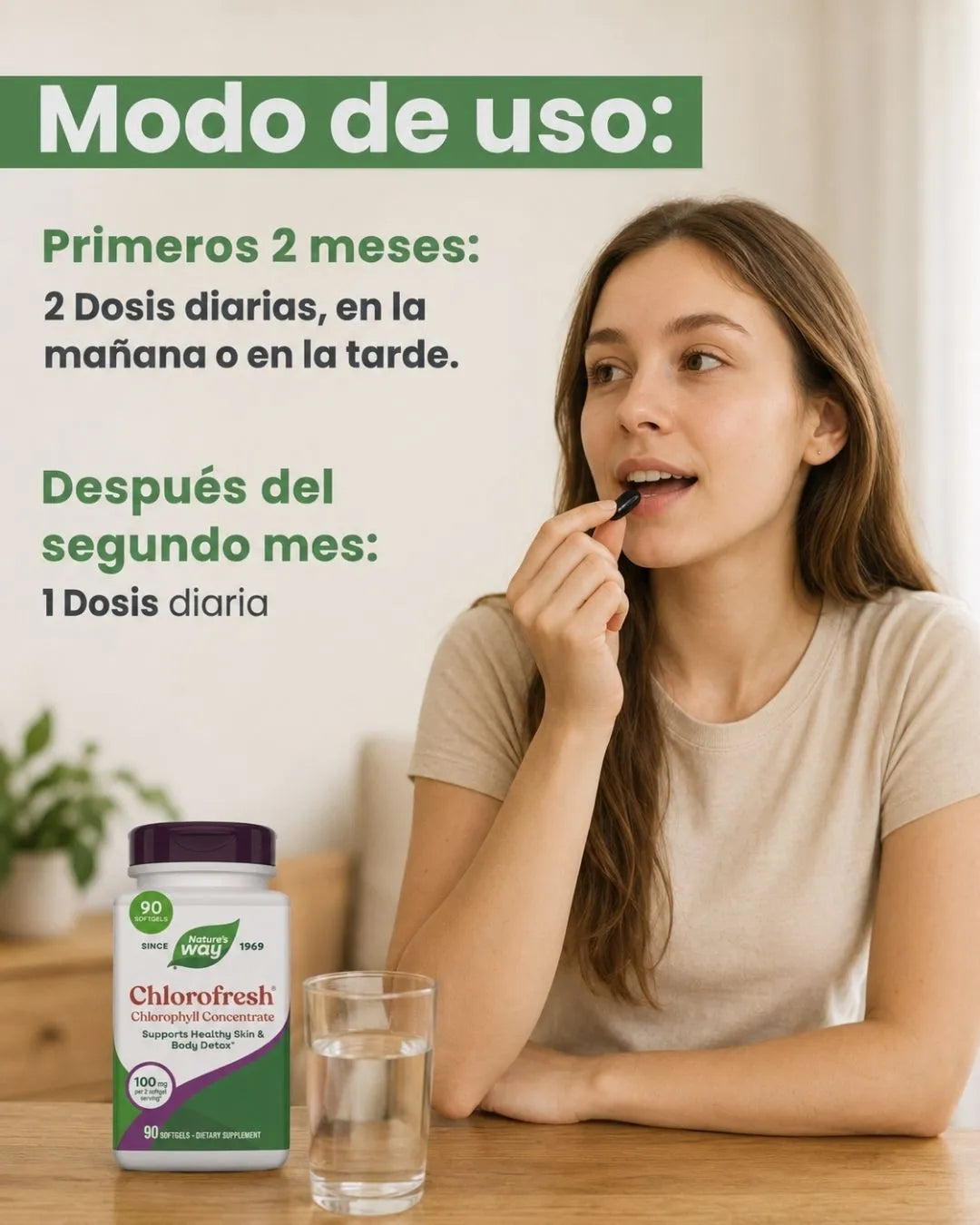 chlorofresh™. Tratamiento para combatir el mal aliento y el olor corporal.